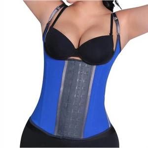 NEW SILUETS latex waist trainer with straps in h30/blue